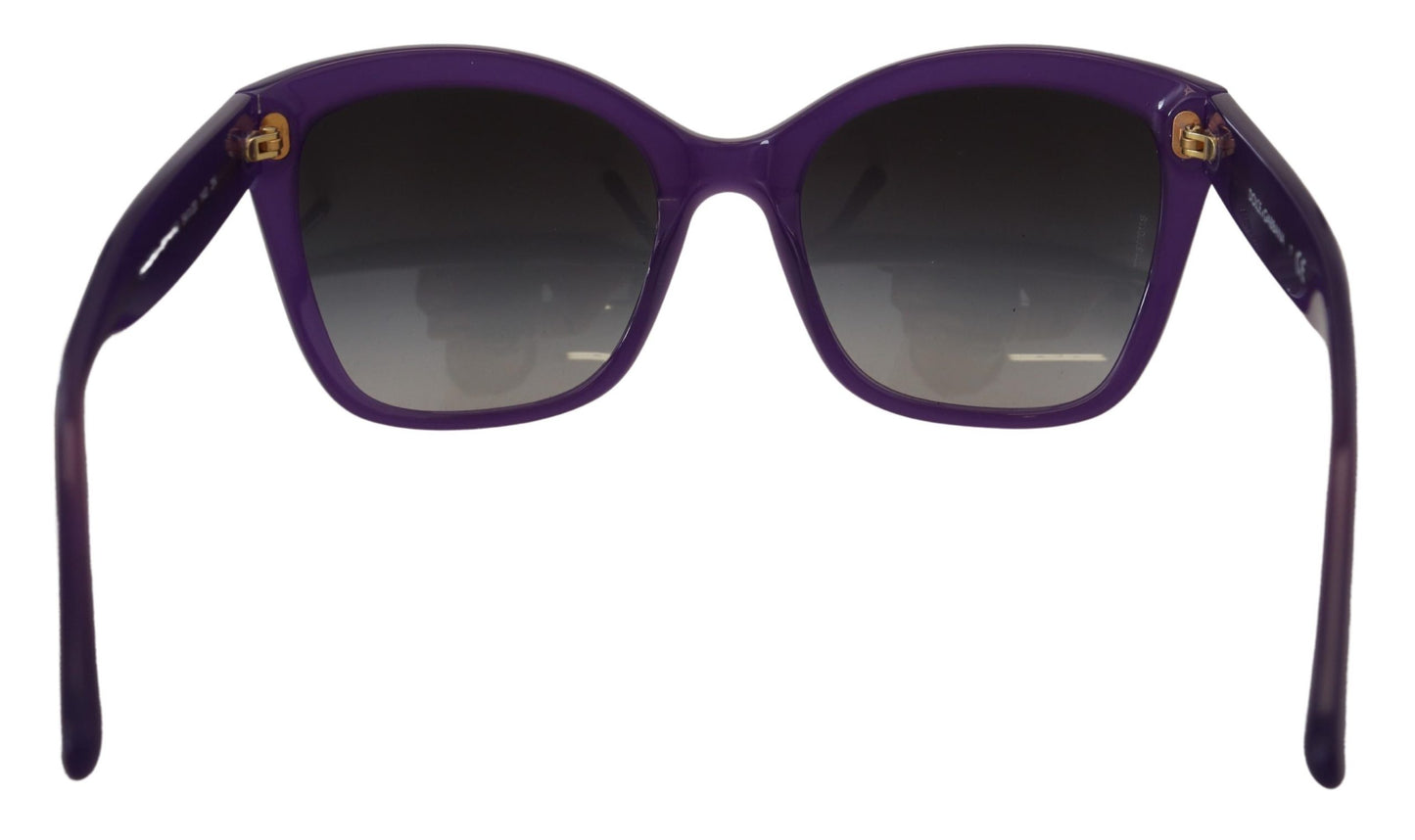 Lunettes de soleil carrées à monture complète en acétate violet Dolce &amp; Gabbana DG4240