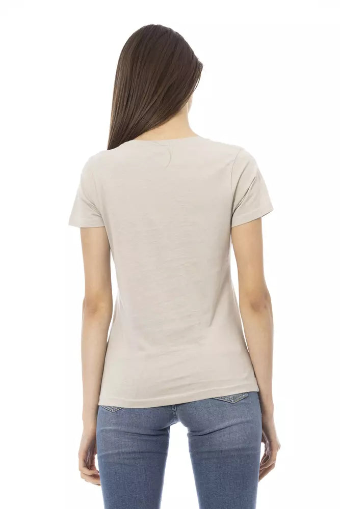 Trussardi Action Beige Baumwoll-Tops und T-Shirt