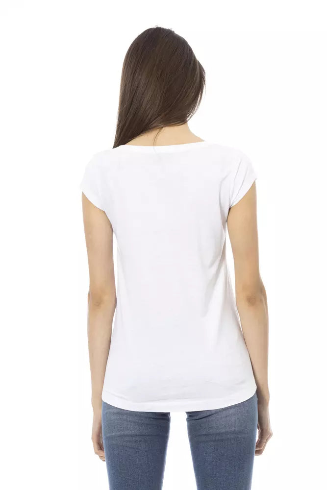 Trussardi Action Hauts et t-shirts en coton blanc