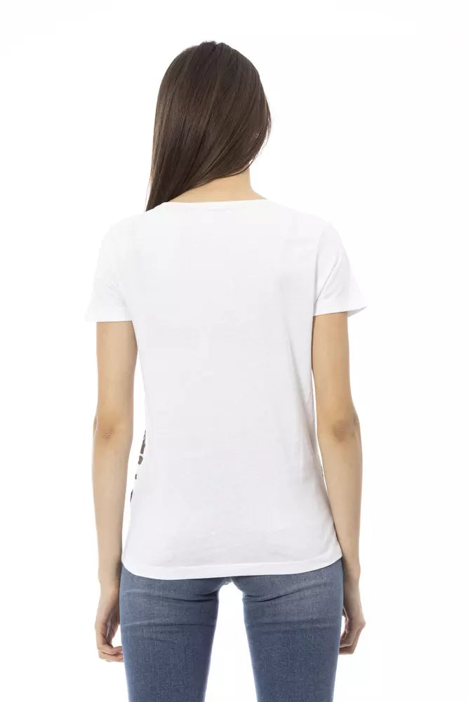 Trussardi Action Hauts et t-shirts en coton blanc