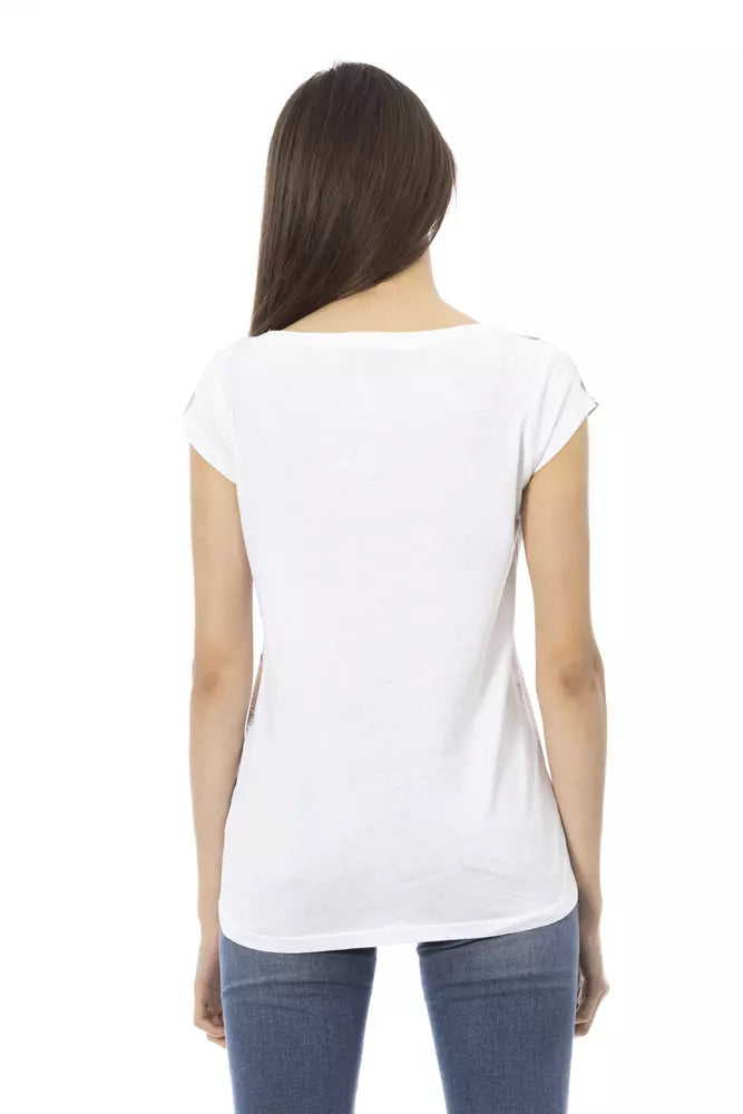 Trussardi Action Hauts et t-shirts en coton blanc