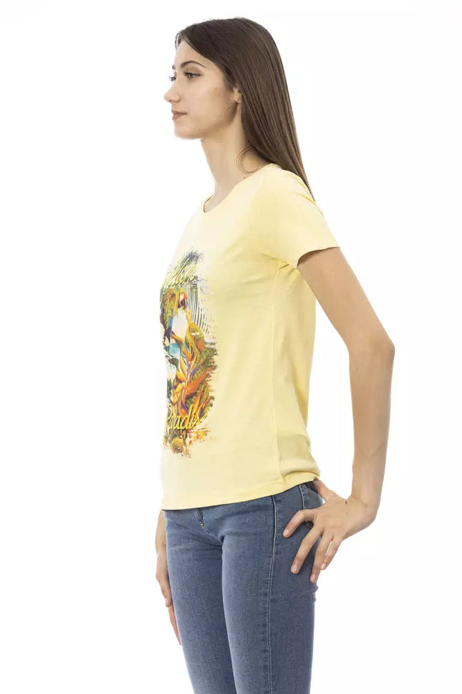 Trussardi Action Jaune Hauts et T-Shirt en coton