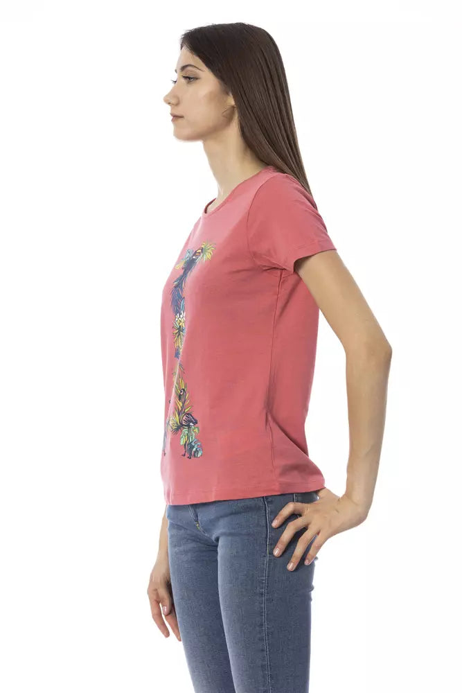 Trussardi Action Fuchsia Tops &amp; T-shirts en coton