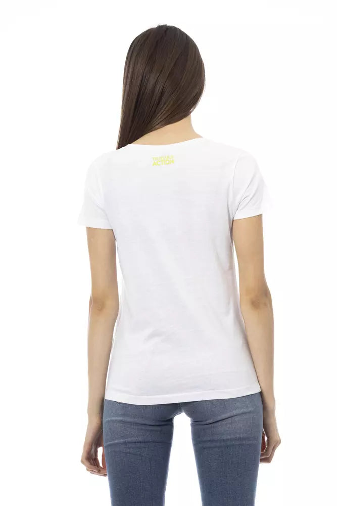 Trussardi Action Hauts et t-shirts en coton blanc