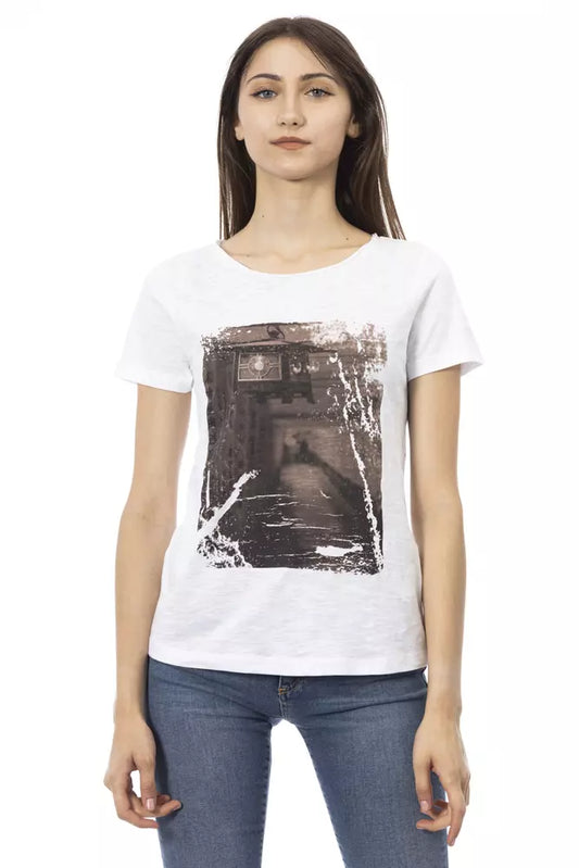 Trussardi Action Hauts et t-shirts en coton blanc