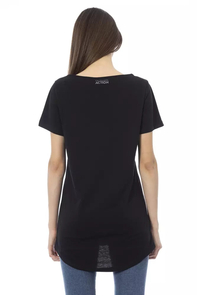 Trussardi Action Hauts et T-Shirts en Coton Noir