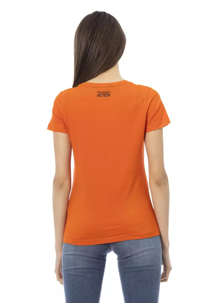 Trussardi Action T-shirts et hauts en coton orange