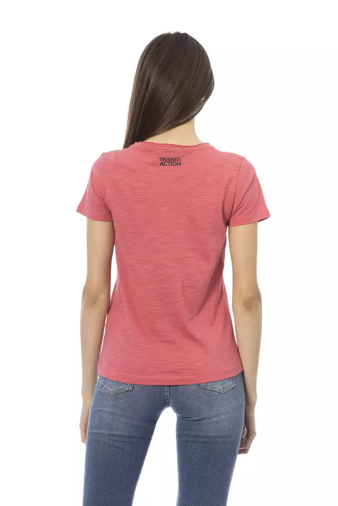 Trussardi Action Rose Hauts et t-shirts en coton