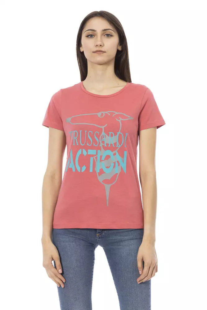 Trussardi Action Rose Hauts et t-shirts en coton