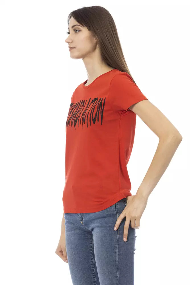 Trussardi Action Rouge Hauts et T-Shirt en Coton