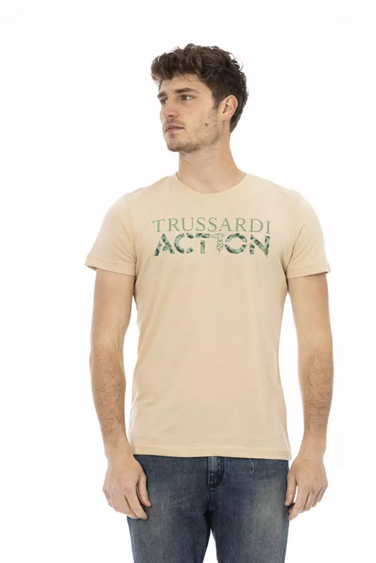 Trussardi Action Beige Baumwoll-T-Shirt