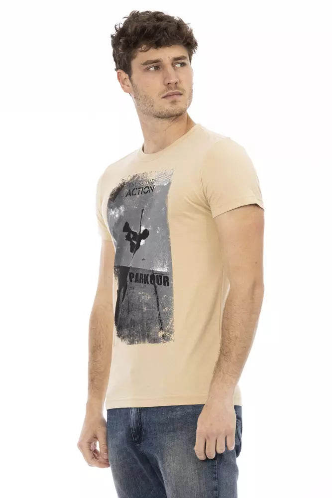 Trussardi Action Beige Baumwoll-T-Shirt