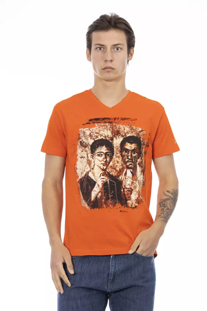 Trussardi T-shirt Action en coton orange