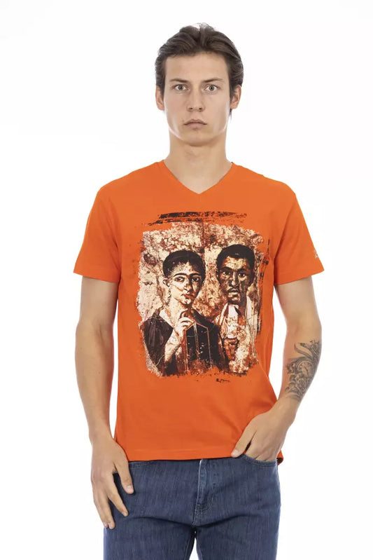 Trussardi Action Orange Baumwoll-T-Shirt