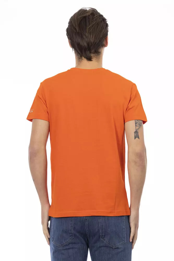 Trussardi T-shirt Action en coton orange