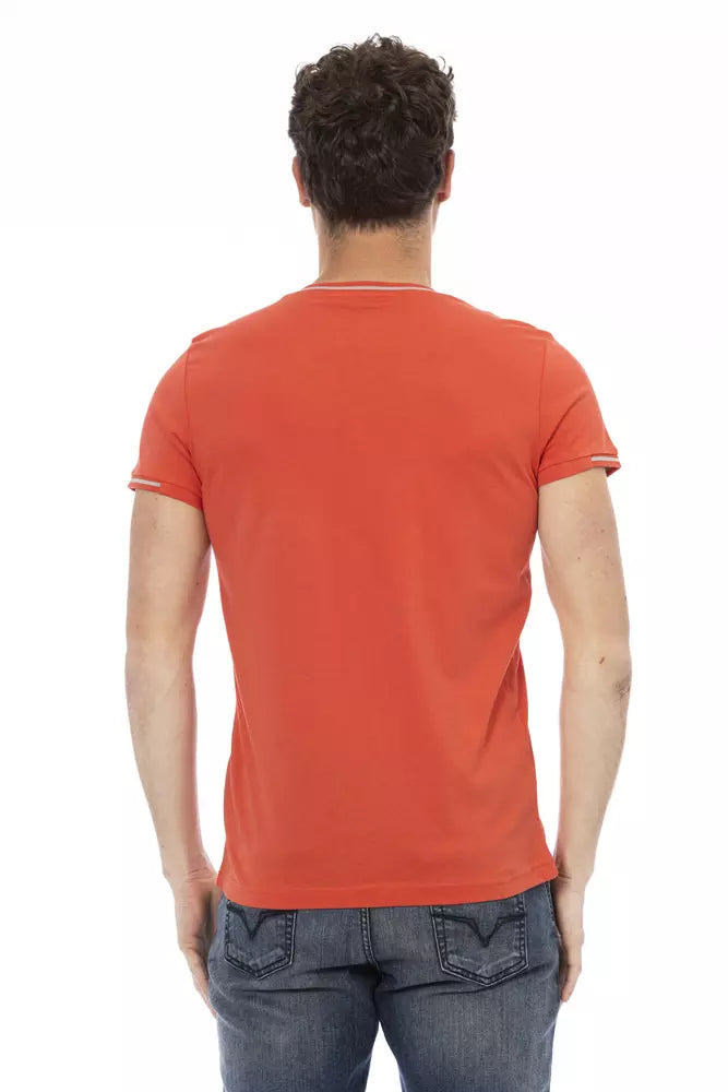 Trussardi Action Orange Baumwoll-T-Shirt