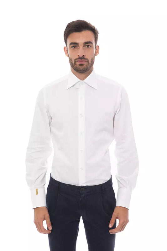 Chemise en coton blanc Billionaire Italian Couture