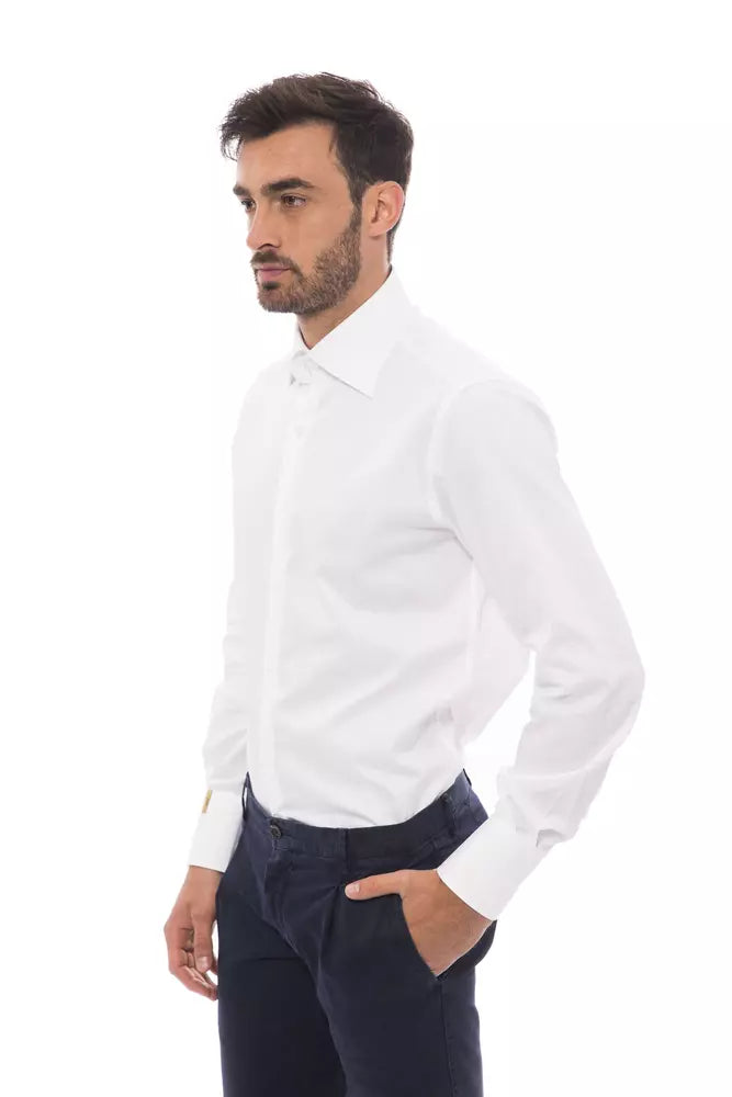 Chemise en coton blanc Billionaire Italian Couture