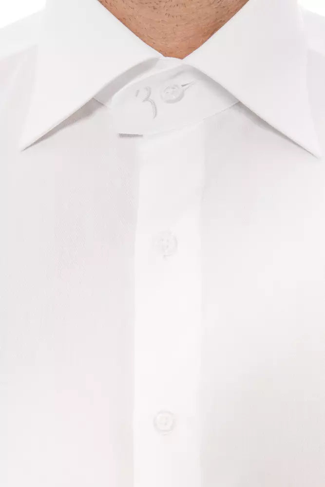 Chemise en coton blanc Billionaire Italian Couture