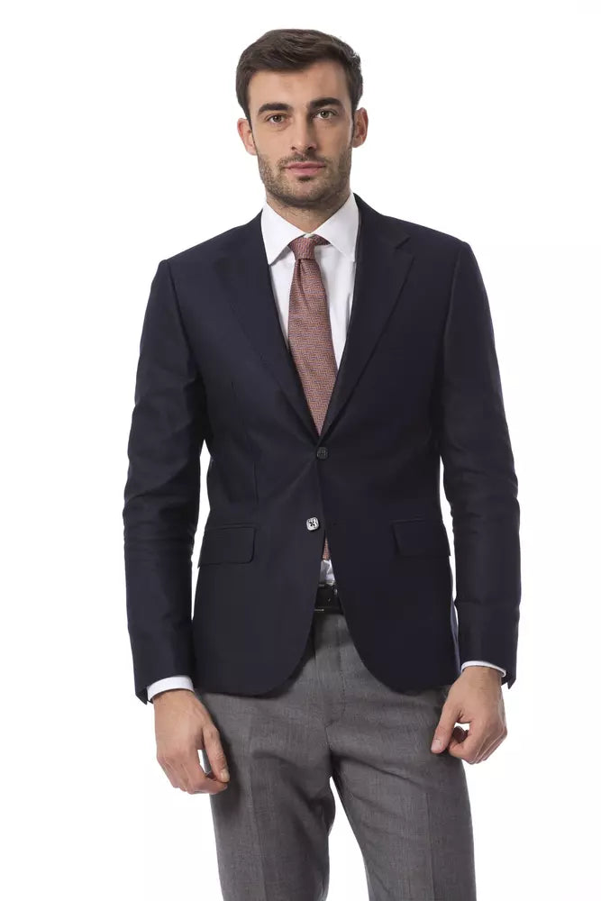 Blazer en laine bleue Billionaire Italian Couture