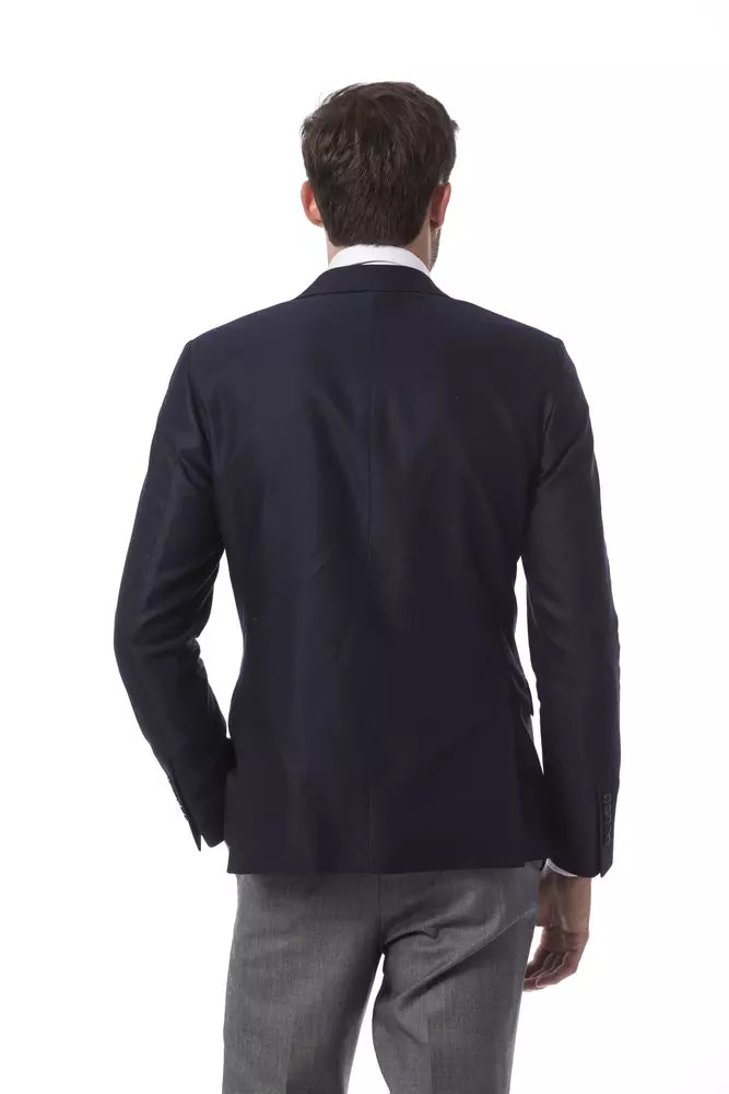 Blazer en laine bleue Billionaire Italian Couture