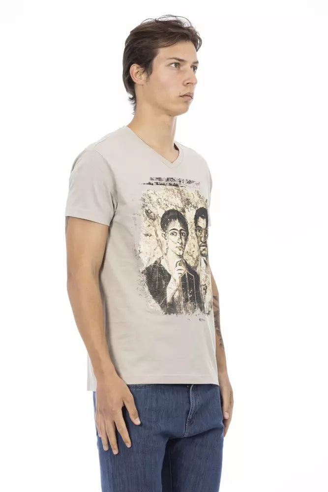 Trussardi T-shirt Action en coton beige