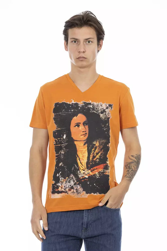 Trussardi Action Orange Baumwoll-T-Shirt