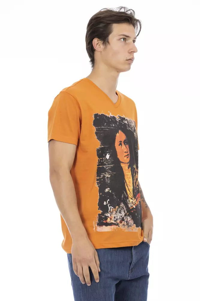 Trussardi Action Orange Baumwoll-T-Shirt