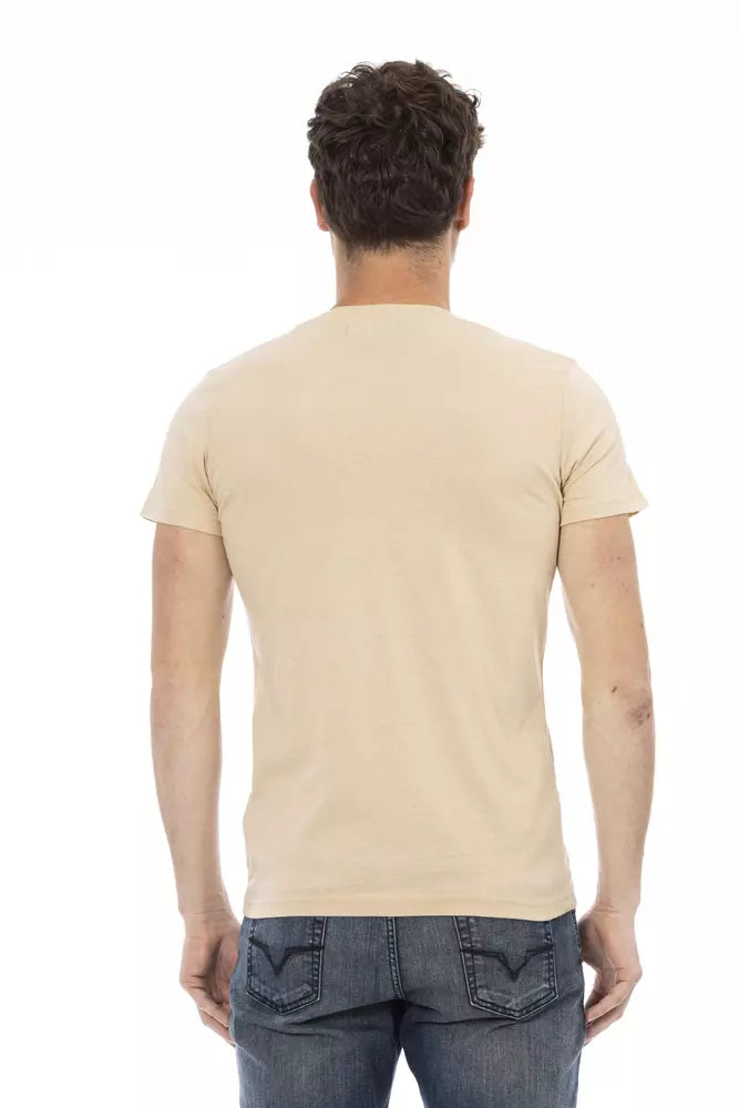 Trussardi T-shirt Action en coton beige