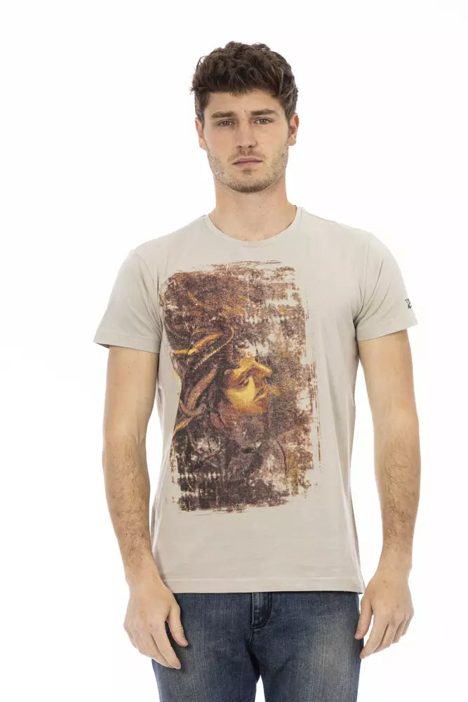 Trussardi T-shirt Action en coton beige