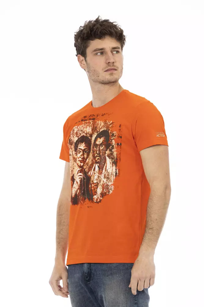 Trussardi Action Orange Baumwoll-T-Shirt