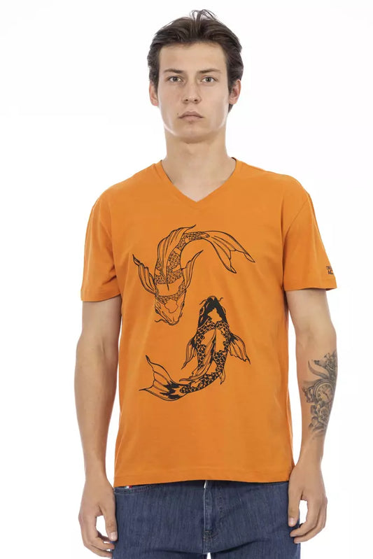 Trussardi T-shirt Action en coton orange