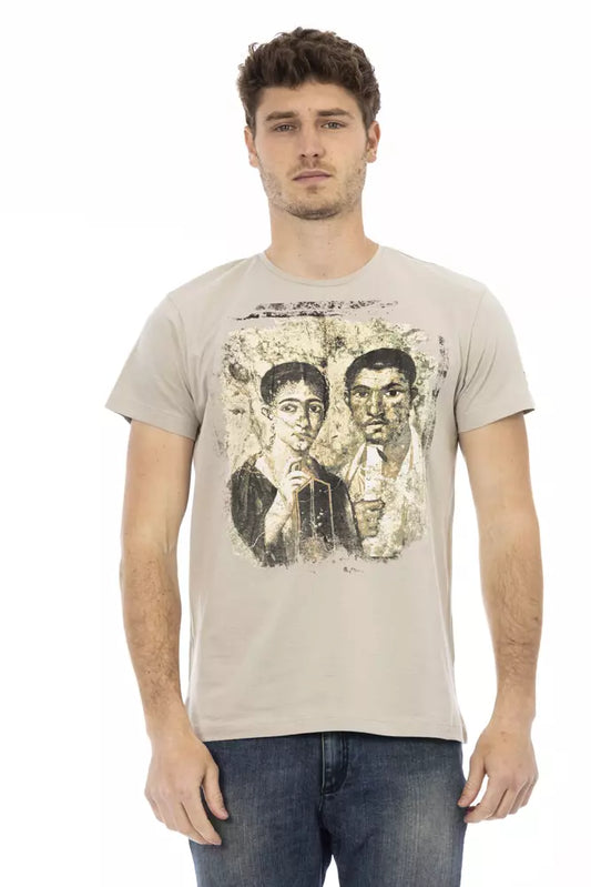 Trussardi T-shirt Action en coton beige