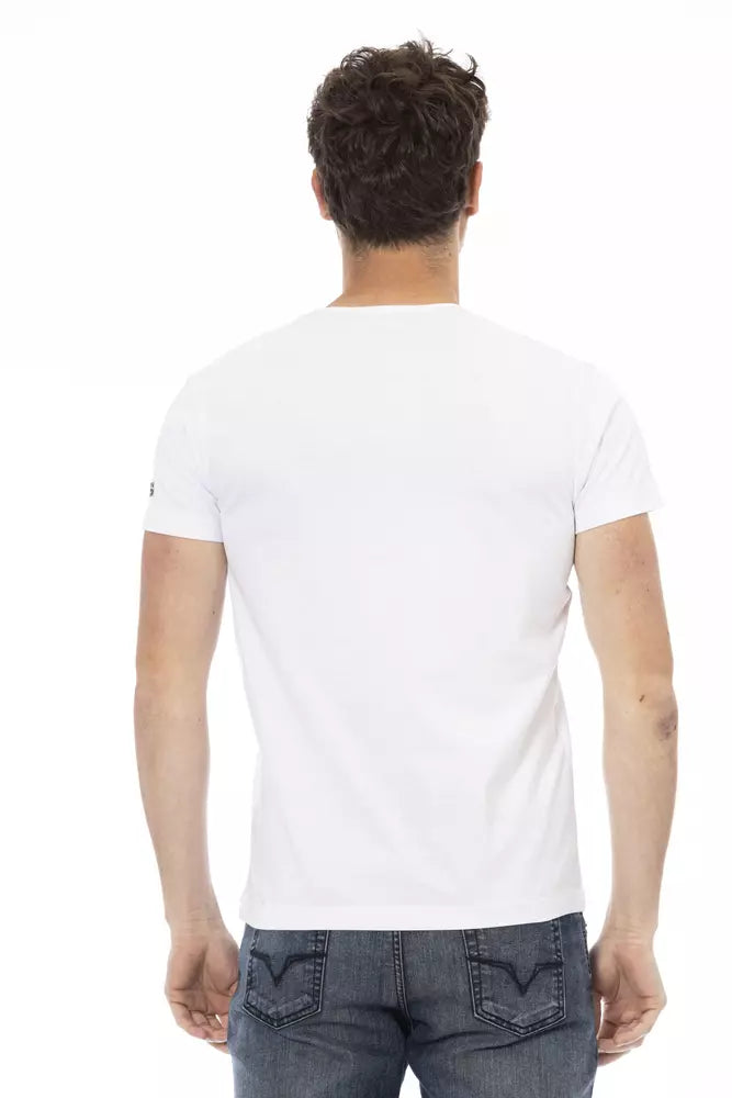 Trussardi T-shirt en coton blanc Action