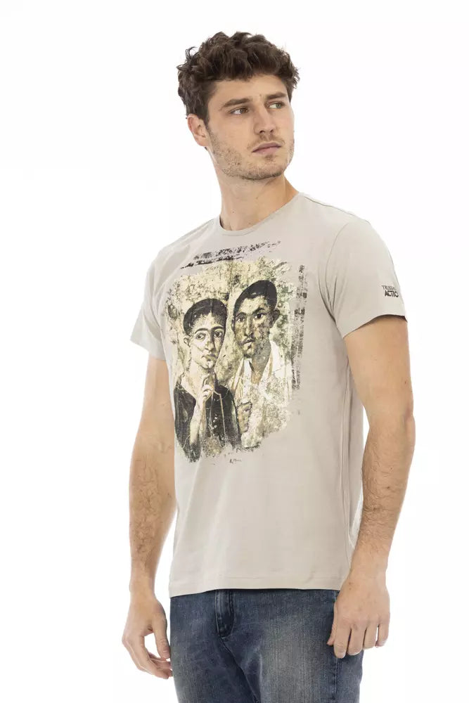 Trussardi Action Beige Baumwoll-T-Shirt