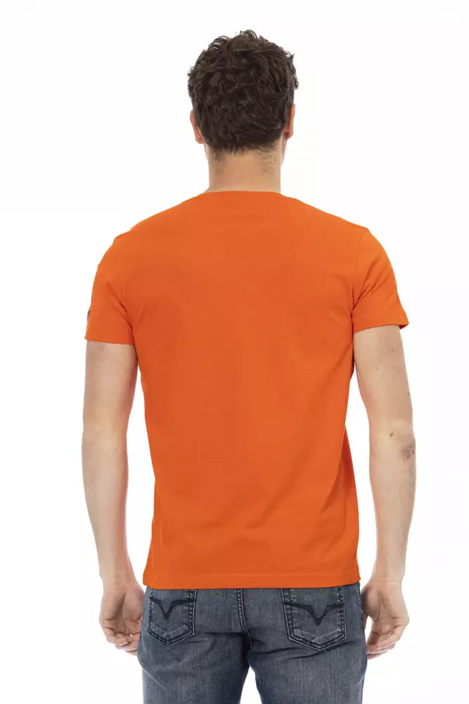 Trussardi Action Orange Baumwoll-T-Shirt