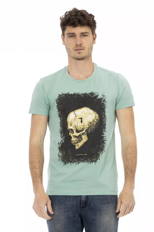 Trussardi Action Grünes Baumwoll-T-Shirt