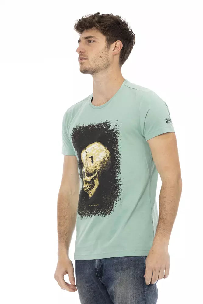 Trussardi Action Grünes Baumwoll-T-Shirt