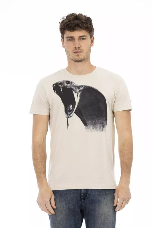 Trussardi T-shirt Action en coton beige