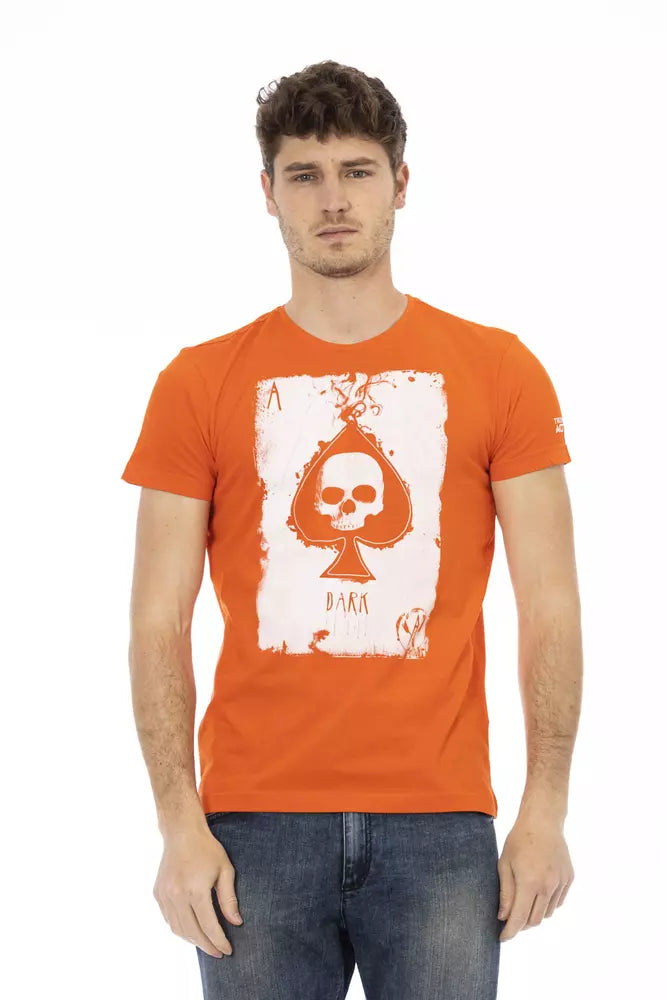 Trussardi Action Orange Baumwoll-T-Shirt