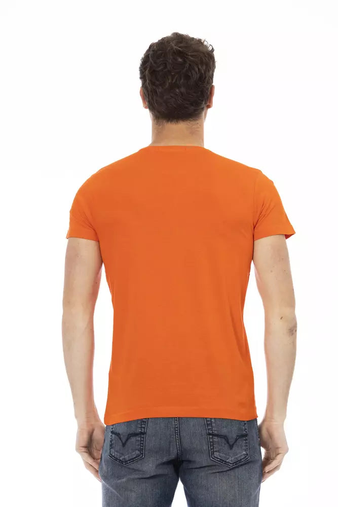 Trussardi Action Orange Baumwoll-T-Shirt