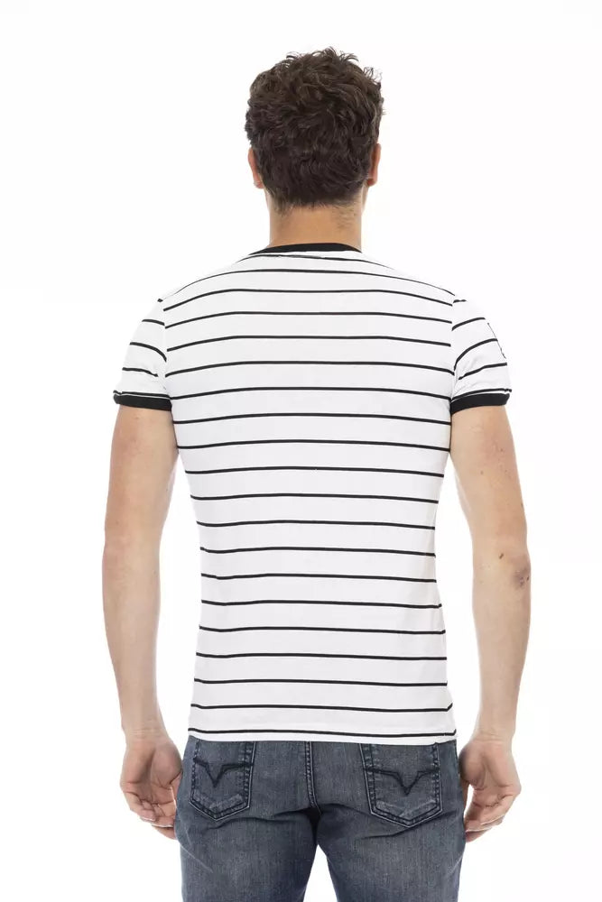 Trussardi T-shirt en coton blanc Action