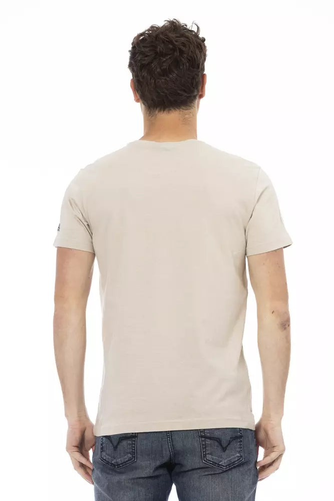 Trussardi T-shirt Action en coton beige