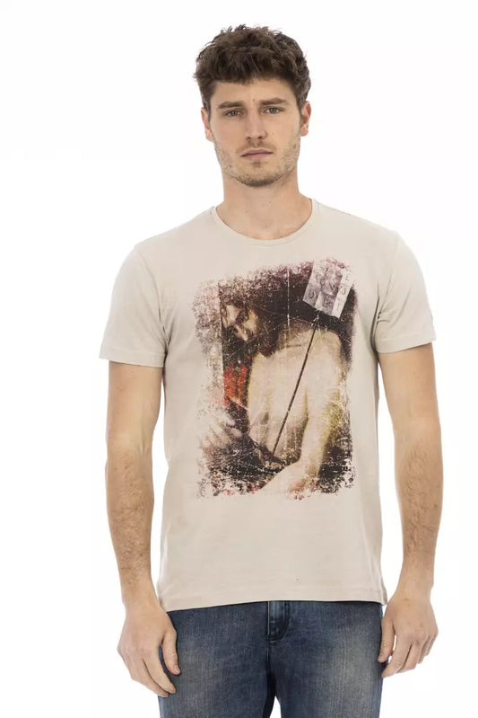 Trussardi T-shirt Action en coton beige