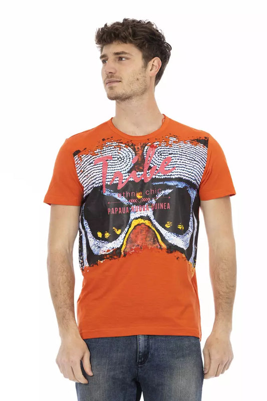 Trussardi Action Orange Baumwoll-T-Shirt