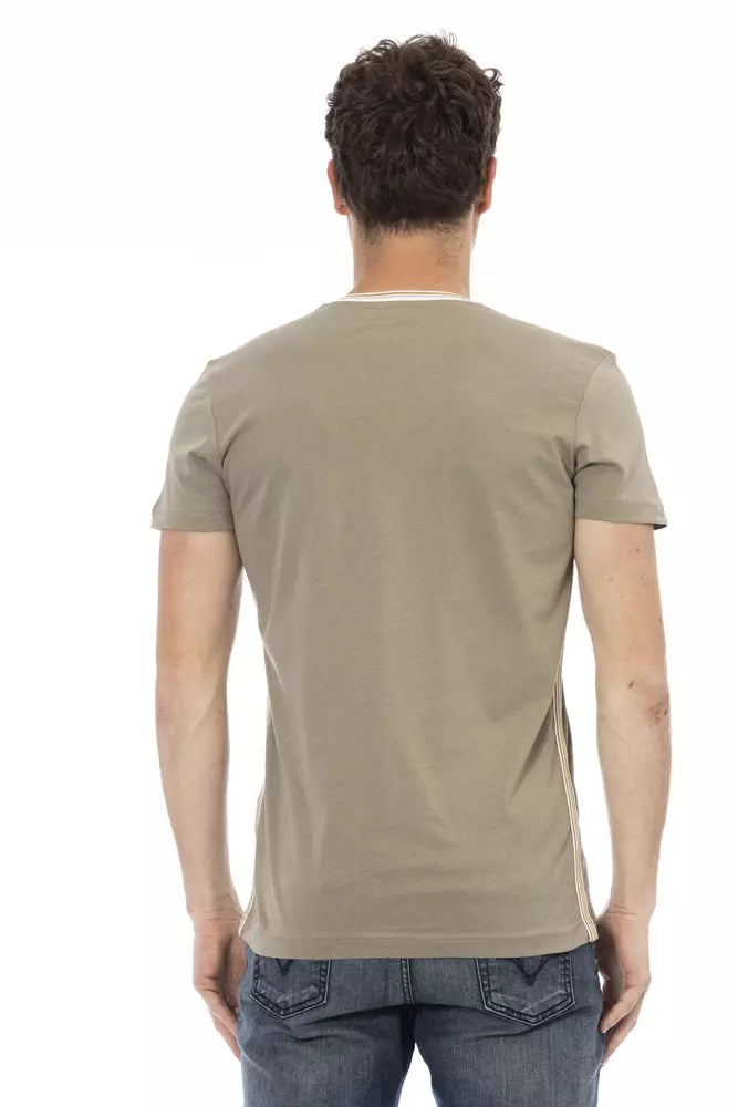 Trussardi T-shirt en coton vert Action