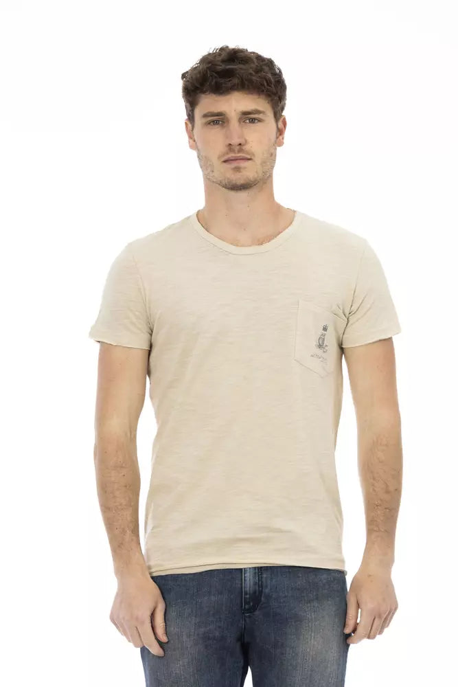 Trussardi Action Beige Baumwoll-T-Shirt