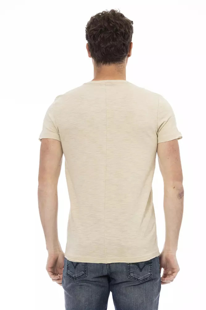 Trussardi Action Beige Baumwoll-T-Shirt