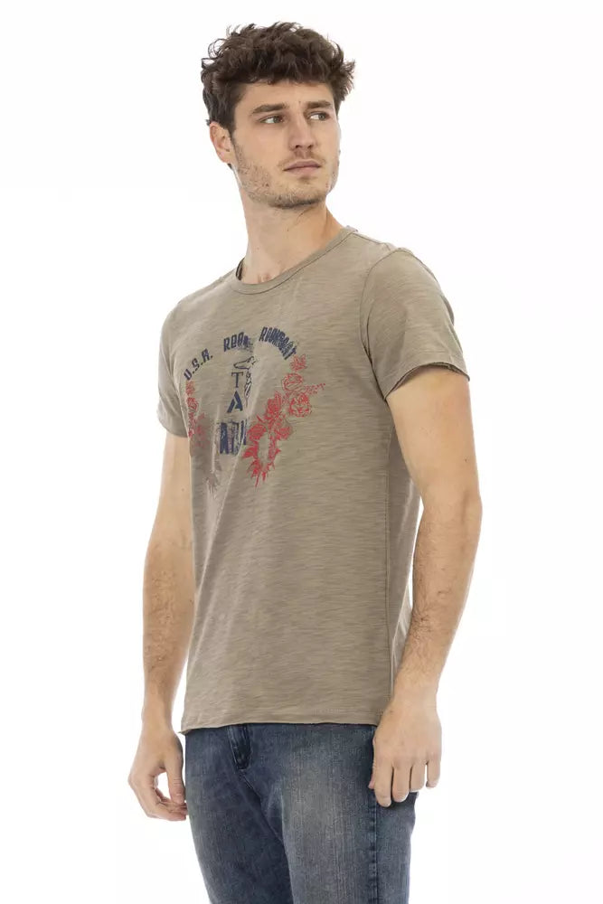 Trussardi Action Grünes Baumwoll-T-Shirt