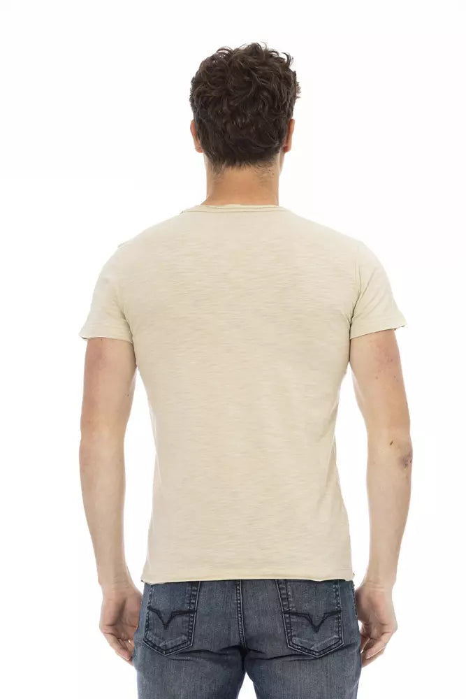 Trussardi T-shirt Action en coton beige